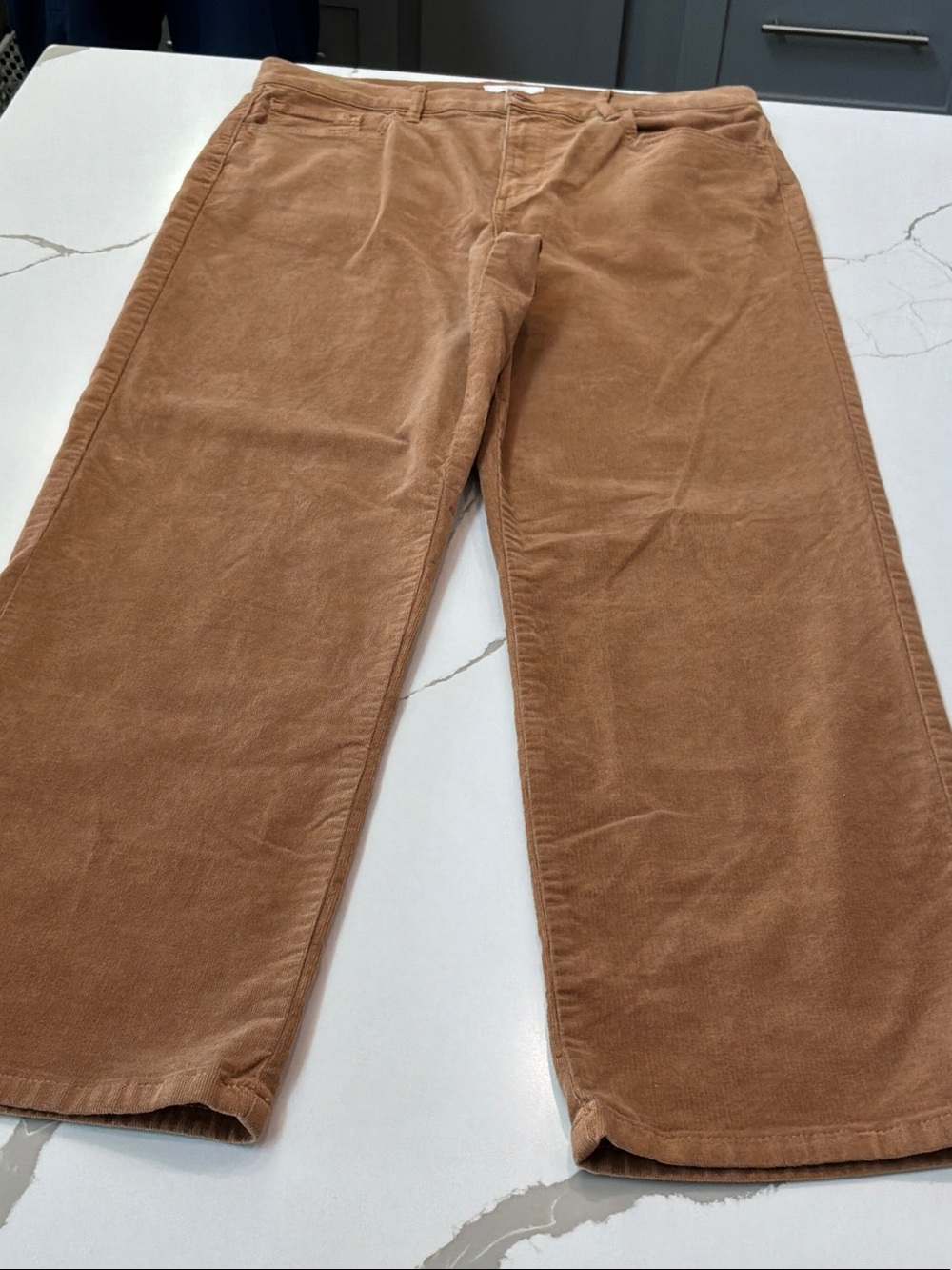 LOFT Outlet Woman’s Size 8 Corduroy Pants Camel Brown Straight Leg